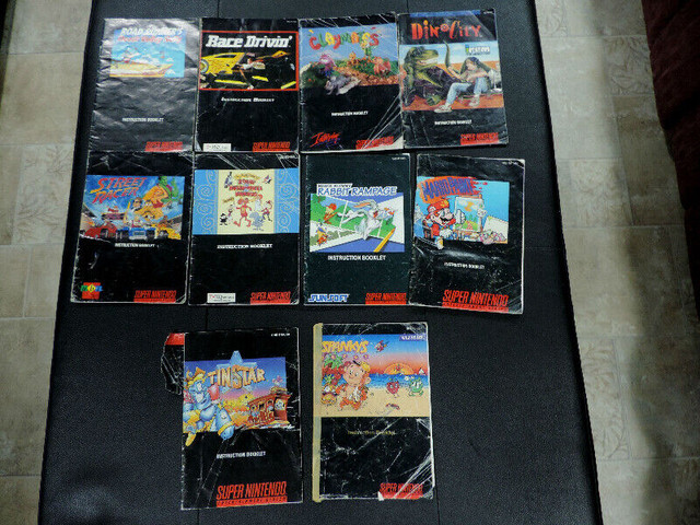 Game book Manuals (N64 gameboy super nintendo ) in Older Generation in Moncton - Image 3