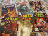 1990s CONAN SAGA COMICS $5 EA. FANTASY VINTAGE