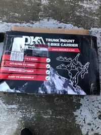 Brand new DK2 trunk mount 3 bike carrier $80 FIRM. Never used. I