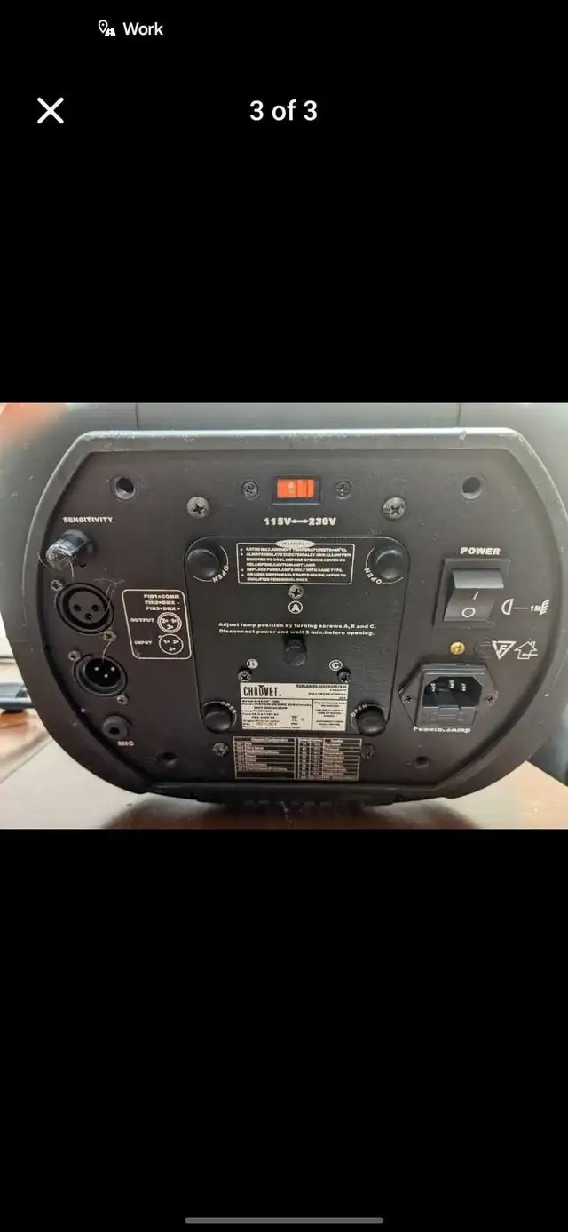 Chauvet Q-scan 250 Moving Head Light in Performance & DJ Equipment in St. Albert - Image 6