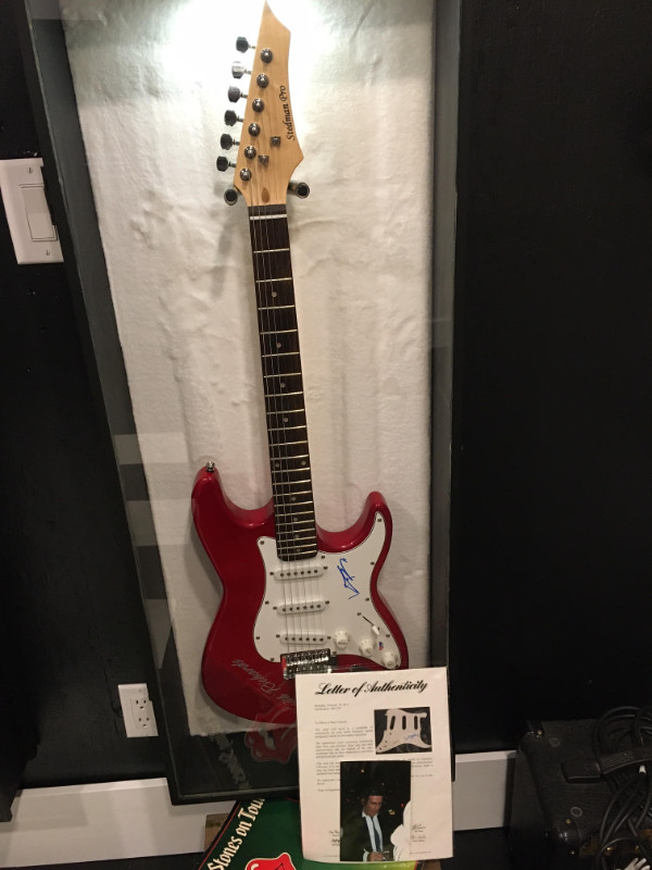 Autographed Guitar for sale. in Guitars in Edmonton - Image 3