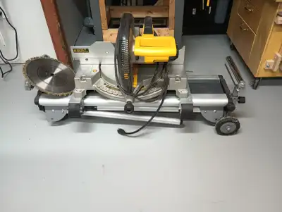 Dewalt 12'' chop saw and stand, View more