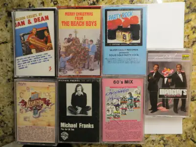 (7 ) VARIOUS CASSETTE TAPES, View more