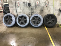 Set of 4 tires 275 55/R20 with rims for sale- $400