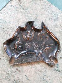 Australian Vintage Copper Ashtray