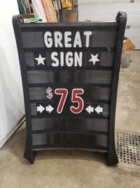 A Frame advertising sign $75!