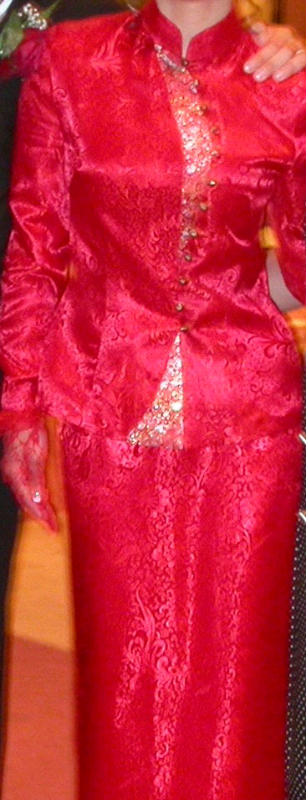 Robe traditionnelle chinoise QiPao - taille 2 in Women's - Bags & Wallets in City of Montréal - Image 2