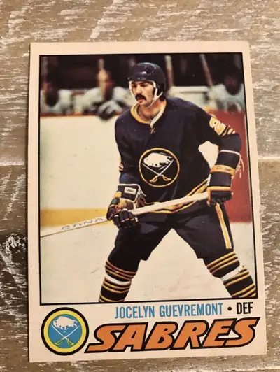Vintage hockey collectible cards, View more