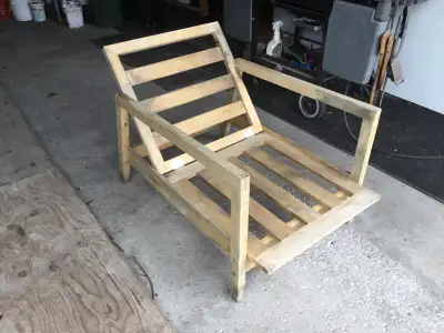 IKEA Wooden Lounge Chair, Adjustable Back Rest, View more