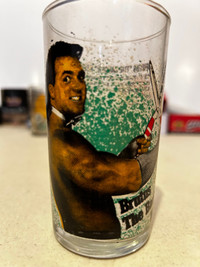 1988 Brutus The Barber Beefcake WWF WWE Glass Tumbler Booth 264 