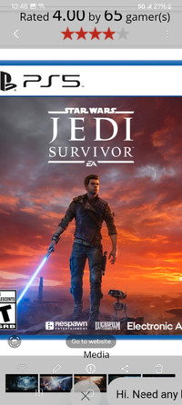 Star Wars Jedi Survivor PS5 Make an Offer