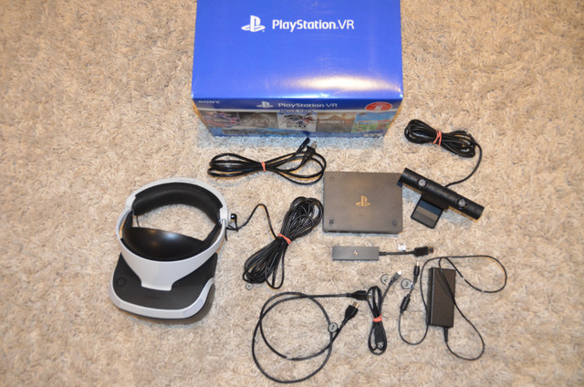 Playstation VR Headset (works with PS4 and PS5) in Sony Playstation 4 in Saskatoon - Image 3