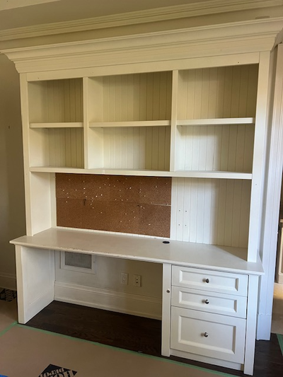 Bookshelf desk - hand made - $100, View more