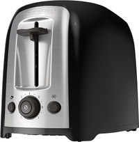 BLACK+DECKER 2-Slice Extra Wide Slot Toaster, Classic Oval