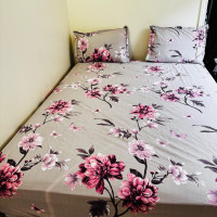 3 peace bedsheets (cotton fabric)