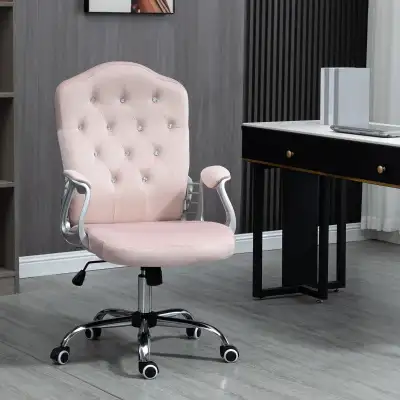 Office Chair, Velvet Computer Chair, Button Tufted Desk Chair wi, View more