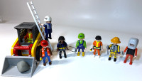 Playmobil Construction Lot with P&M WF2500 Bobcat Digger