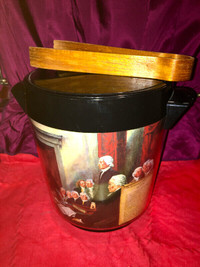Vintage 70's Thermo-Serv Declaration of Independence Ice Bucket