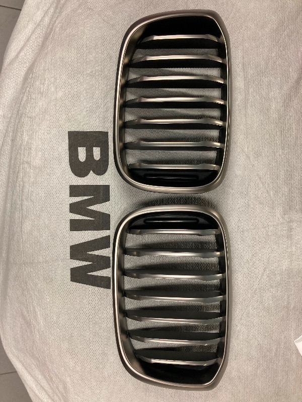 2018-2021 BMW X3/X4 G01/G02 M40i Cerium grey grills/mirror caps dans Autres pièces et accessoires  à Ville de Montréal