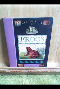 Little book of Frogs, hardcover book, new