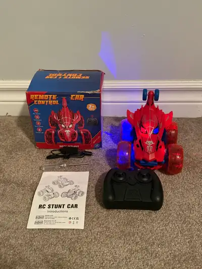 RC Car works perfectly no problem. Can be recharged from the back of the car so no need to remove th...