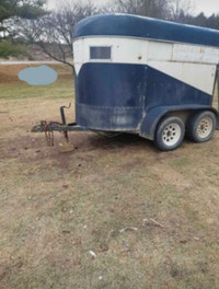 Bumper pull horse trailer for sale 