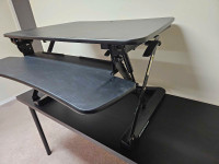 SIT / STAND DESK - Fits on Desk or Table - 35" Wide