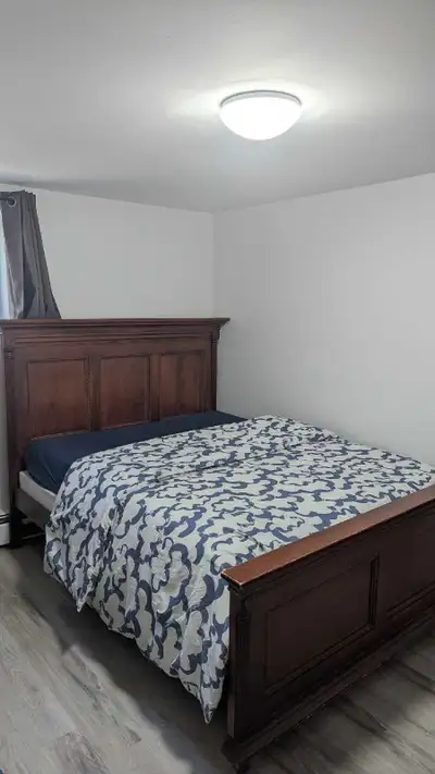 Vintage Queen Size Bed Frame + Mattress + Box Spring, View more