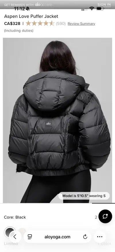 ALO Aspen Love Puffer Jacket, View more