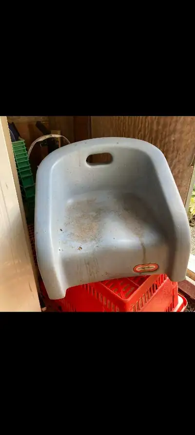 Little Tikes Toddler Kid Child Blue BOOSTER SEAT CHAIR needs cleaning but $5 each .