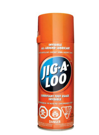 JIG-A-LOO Invisible All-Around Multi-Purpose Lubricant, Spray Ca