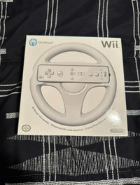 Nintendo Wii Wheel White *Brand New*