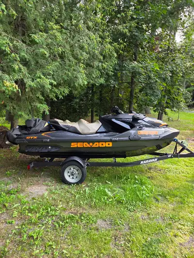 Selling a well-maintained 2022 Sea-Doo GTX 230 3 seater 45.5 hrs Winter stored inside Trailer, cover...
