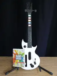 Guitar Hero (Guitar) Avec Jeux Band Hero (Wii)