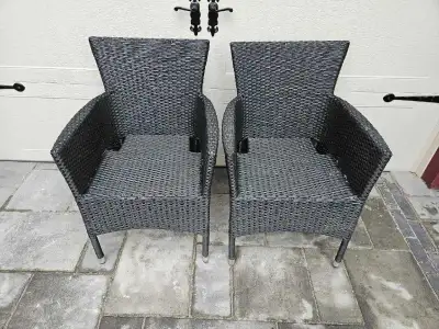 Wicker patio chairs , View more