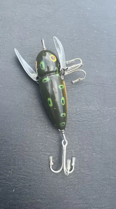 Vintage Heddon Musky Crazy Crawler Fishing Lure, View more