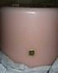 PartyLite 3 Wick Pillar Candle Strawberry Rhubarb 6X5" -Retired