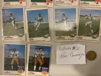 1970 OPC  CFL Football Cards Western Teams  23 Cards