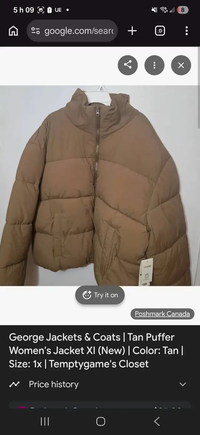 Manteau puffer in Women's - Tops & Outerwear in City of Montréal - Image 3