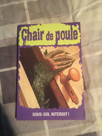 90's Chair De Poule Sous-Sol Interdit Livres Heritage Jeunesse