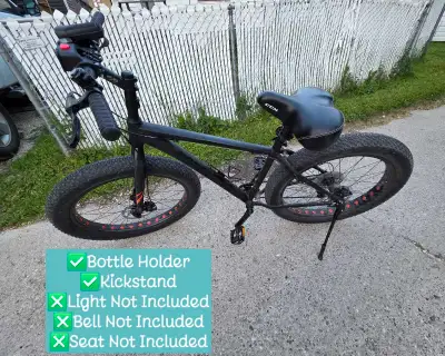 TWO Northrock Fat Tire Bikes, View more
