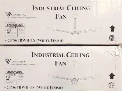 56 inch Ceiling Fans, New-Never Used, View more