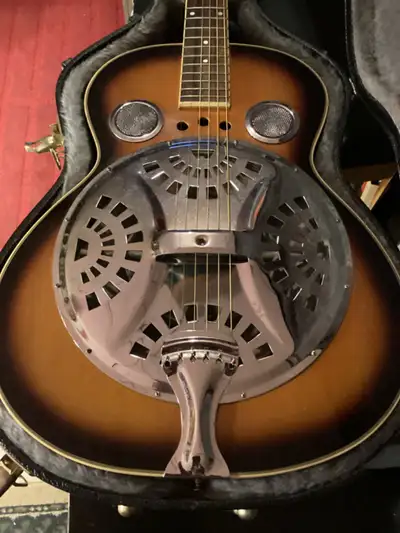 Regal Resonator guitar $500 round neck, View more