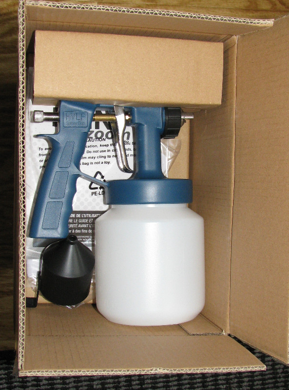 Paint Zoom Pro Spray Paint Gun + 3 Extra Paint Containers NEW in Painting & Paint Supplies in Saint John