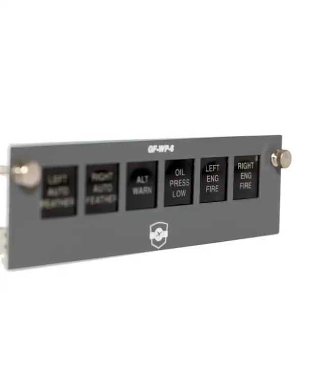 GO FLIGHT GF-WP-6 WARNING PANEL MODULE62863267103746122