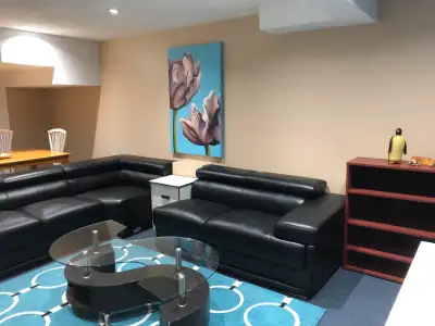 2 bedroom basement all bills included furnished apartment