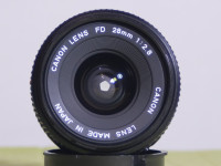 Canon FD 28mm F2.8 vintage lens