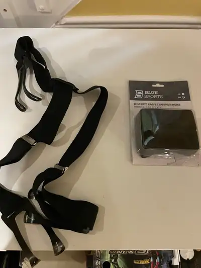 Suspenders for hockey pants , View more