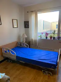 Long term care bed / hospital bed and mattress