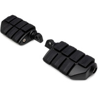Black Dually Style Foot Pegs for Harley Davidson w/ Male Mount